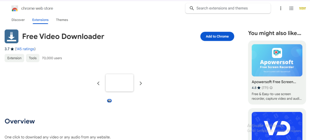 youtube video downloading google chrome extension