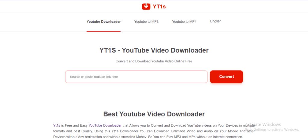 Youtube Video Downloading Site